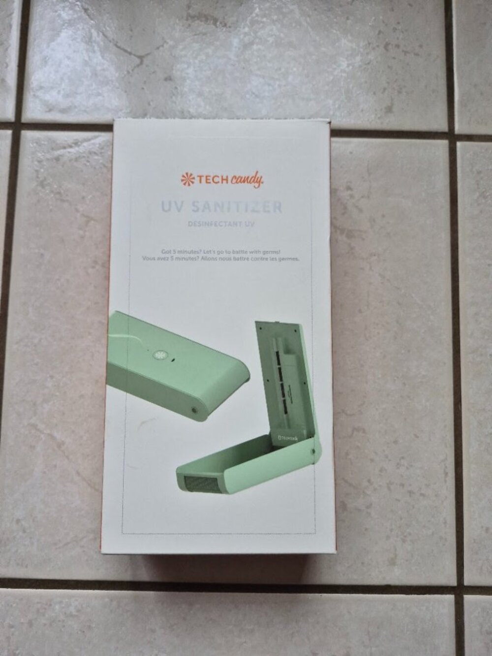 NEW Open Box: TECH candy UV SANITIZER DESINFECTANT UV Germs Killer Box